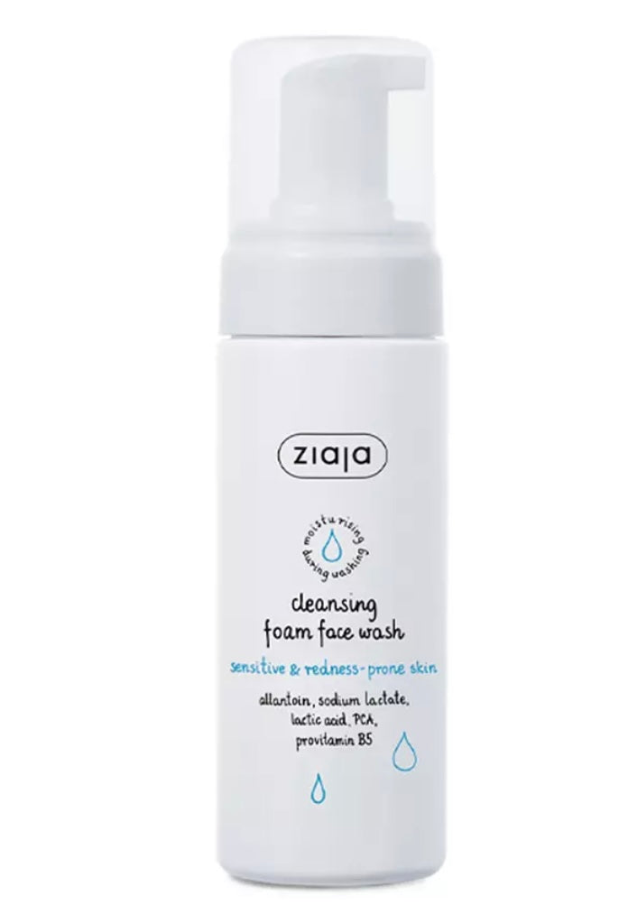 Nettoyant visage moussant au lait de chèvre