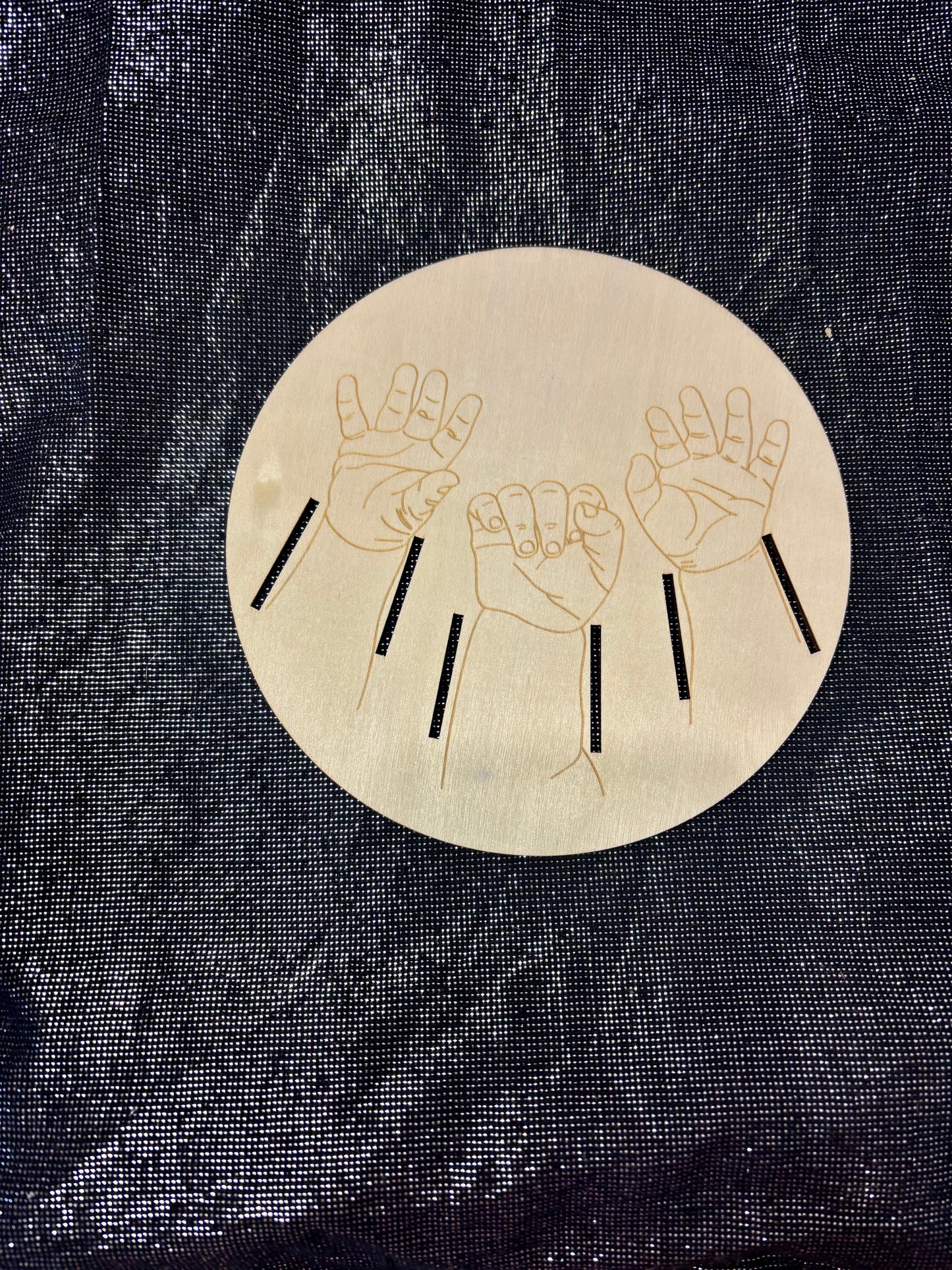 Plaque en bois Triple