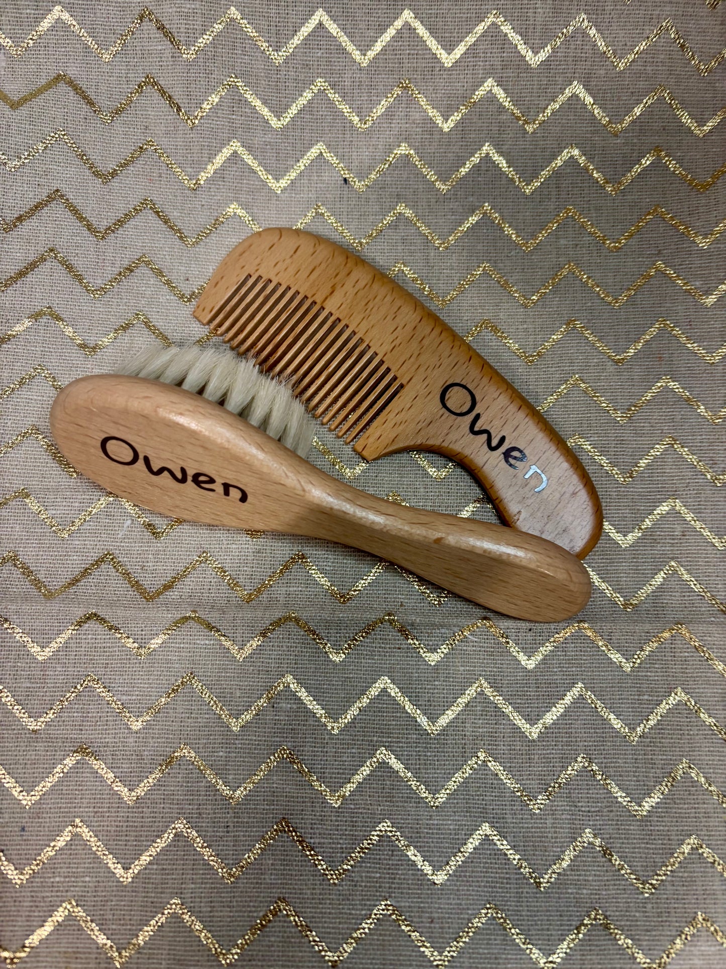 Ensemble brosse et peigne bébé