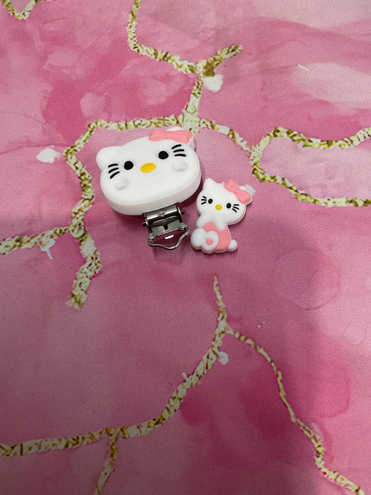 Attache tétine hello kitty