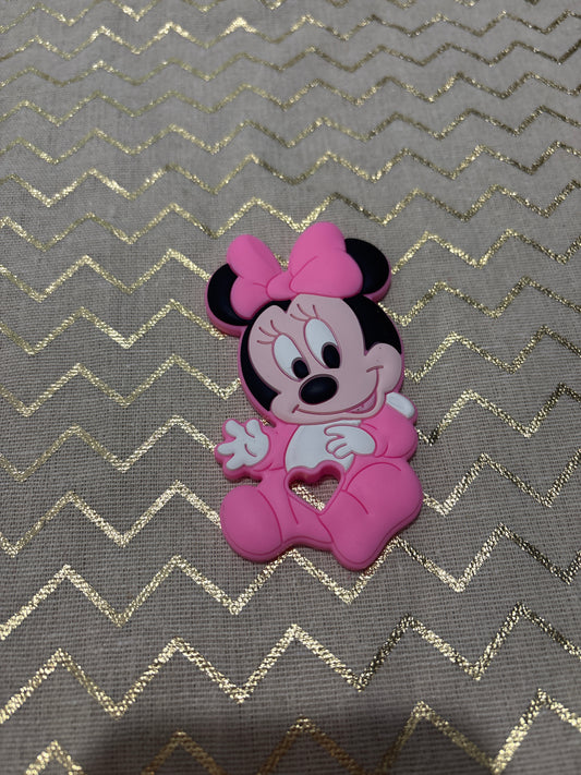 Anneau dentition Minnie rose