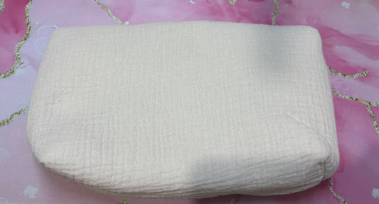 Trousse de toilette beige